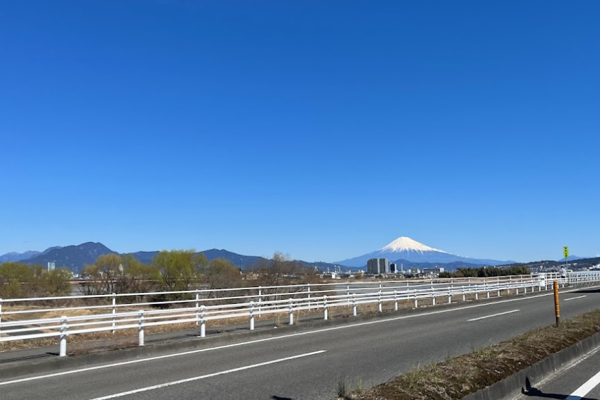 2024静岡マラソン富士山を見ながら